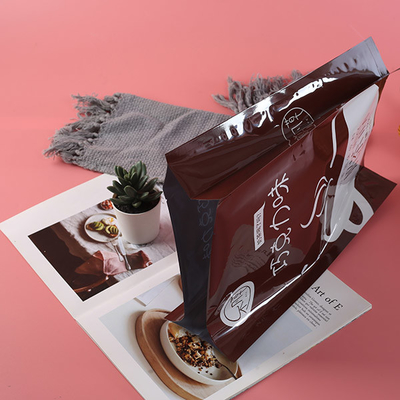 Bolsas de plástico de la envoltura del chocolate de la proteína 60mic del papel de aluminio que embalan las pequeñas para las galletas