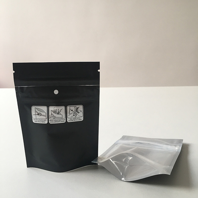 El CR resistente de los bolsos del niño que se puede volver a sellar de la flor BRC sale el sello  del apretón de la bolsa de 60mic Mylar