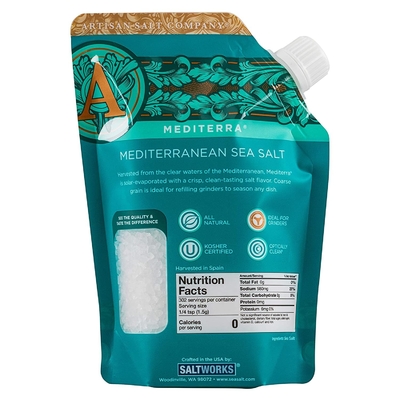 Bolso de empaquetado impreso logotipo de encargo del exfoliante corporal del jabón líquido de la bolsita de la sal del mar 250ml con la etiqueta privada