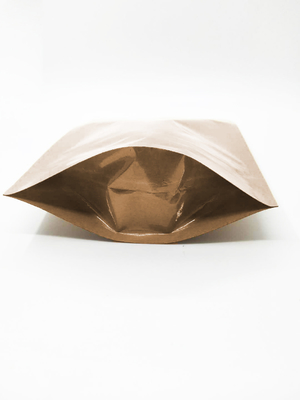 1kg Kraft biodegradable se levantan la bolsa