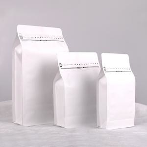 bolsa inferior plana del café 500g