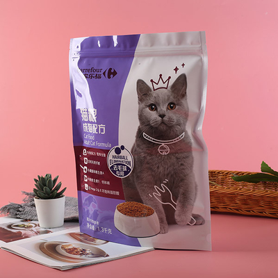 Acondicionamiento de los alimentos mojado amistoso del acondicionamiento de los alimentos de perro de Matte Foil Mylar Zipper 20g Eco