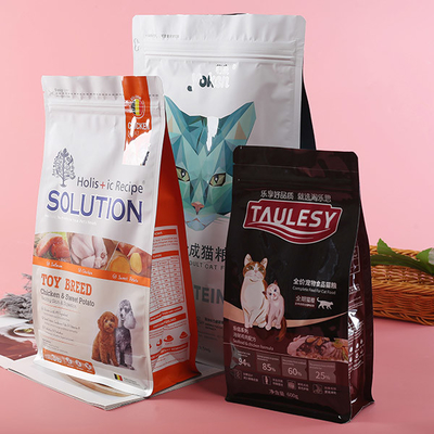 Matt Pet Food Packaging Bag brillante