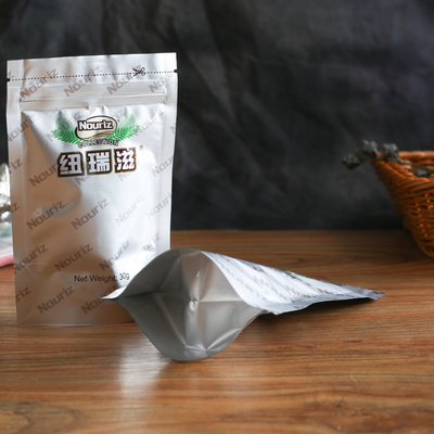 La cerradura mate de la cremallera del ODM se levanta bolsas de papel que se puede volver a sellar de la bolsa BRC