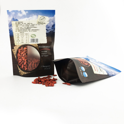 Matte Plastic Aluminum Foil 25g que se puede volver a sellar se levanta las bolsas para el acondicionamiento de los alimentos