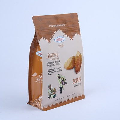 Bolso de empaquetado inferior plano del acondicionamiento de los alimentos de la bolsa de la cremallera de las nueces 1kg Matte Black Resealable Aluminium Foil