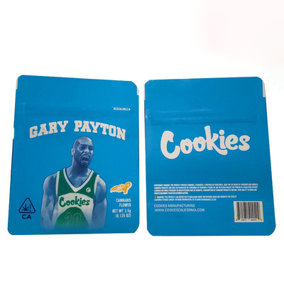La hoja comestible 3.5g Mylar adaptable de la mala hierba de la prueba empaqueta 7g la lámina de mylar Mini Pouches