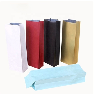 Válvula de desgasificación permanente reforzada de la manera de la bolsa una del papel de aluminio del lado del sello del patio del calor