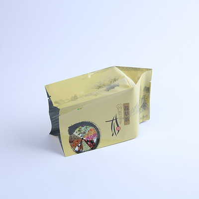 El empaquetado impreso de encargo amistoso del lado 6oz del escudete de Eco empaqueta bolsos que se puede volver a sellar de encargo