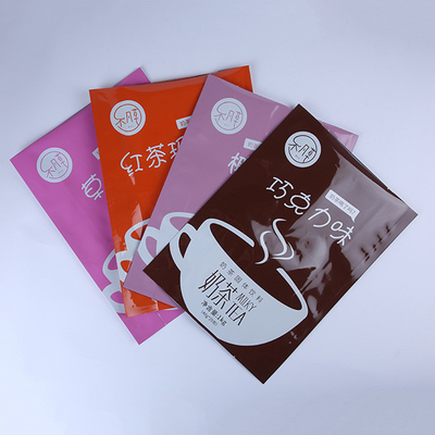 Bolso plano tres del sello lateral plástico suave 60mic Matt Laminating Pouches Tea Packaging