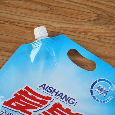 canalón de la esquina de la bolsa del embalaje del agua de la bolsa del embalaje del detergente 500Ml