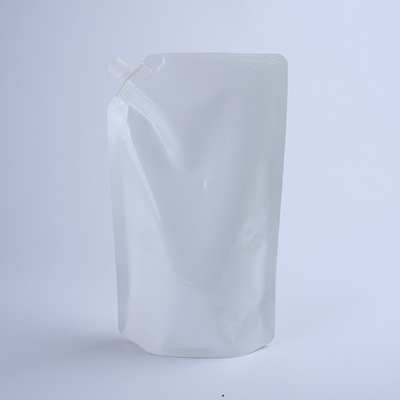 Doypack 60mic echó en chorro la bolsa líquida del embalaje del polvo del detergente para ropa de las bolsas del soporte para arriba