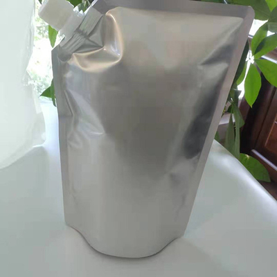 desinfectante de la mano del alcohol 1L que empaqueta el bolso líquido de la bolsa con el canalón