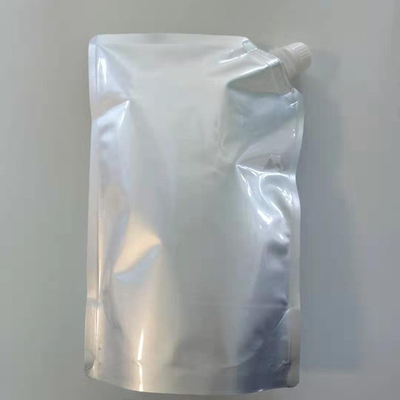 desinfectante de la mano del alcohol 1L que empaqueta el bolso líquido de la bolsa con el canalón