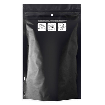 Bolsos blancos y negros de Mylar de Matte Laminating Pouches 180mic de los bolsos resistentes  del niño