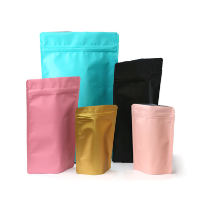 Bolso plástico de plata del papel de aluminio de Mylar de la cremallera de Matt Light Food 50g de las bolsas de aluminio de la cerradura