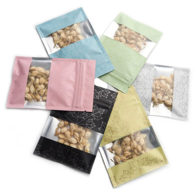 La aduana imprimió los bolsos  de aluminio del almacenamiento de la comida de la hoja que se puede volver a sellar 120mic Mylar para la comida secada /coffee /Snacks